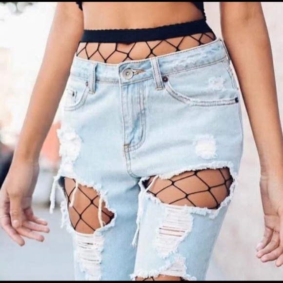 ‼️ High waist Fishnet stockings - Picture 2 of 8